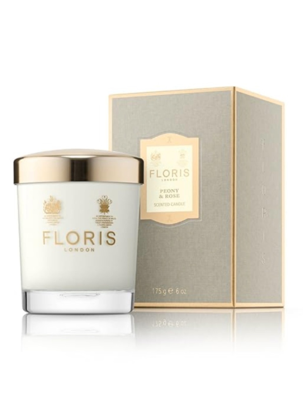 NEW Floris London Peony & Rose Scented Candle - 6 oz